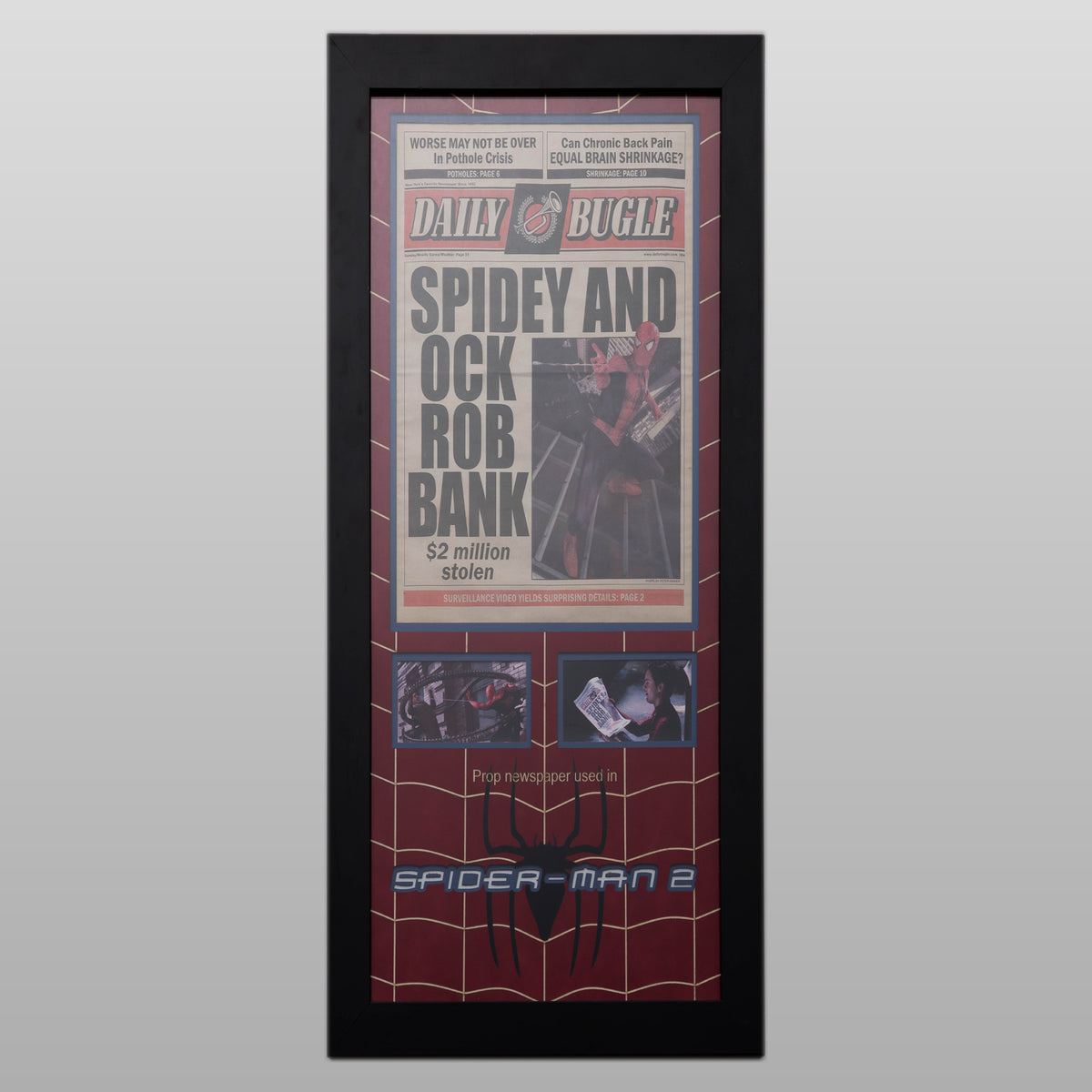 映画「スパイダーマン2」で実際に使用された小道具「デイリー 