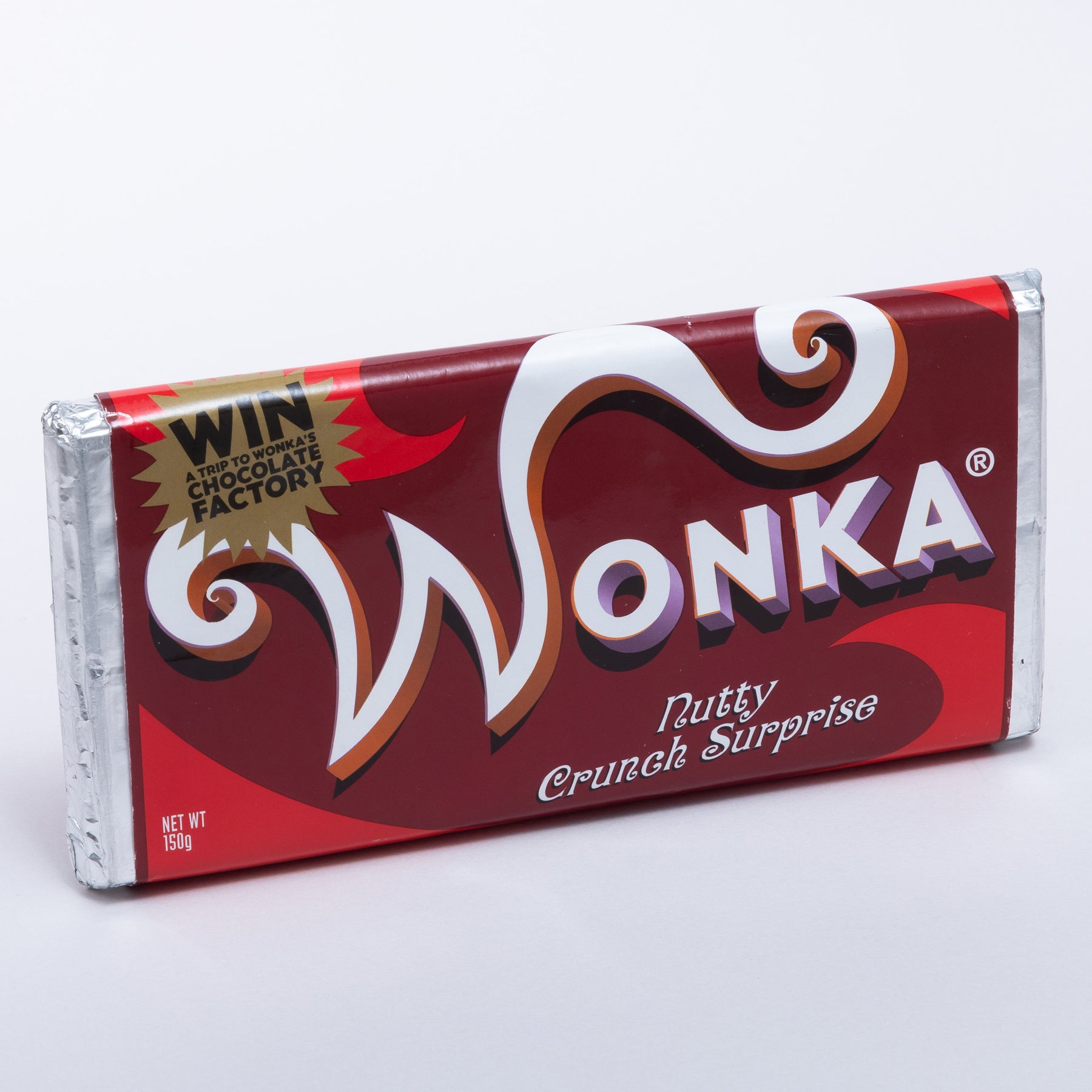 「チャーリーとチョコレート工場」の撮影で実際に使用された「WONKA Bar」