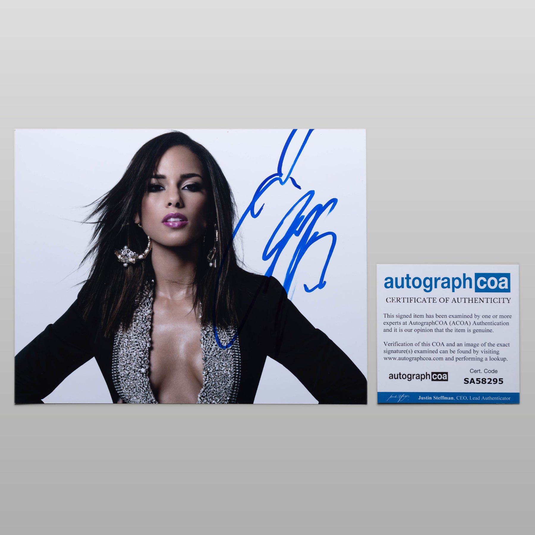 【Alicia Keys Autograph 】アリシア キーズ 直筆サイン アリシア・キーズ - ファンコレクションズ